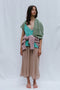 CANDELA fine knit slip dress / organic cotton / warm sand