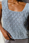 LINA vest / organic cotton / the sea
