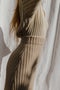 DULCE ribbed top / alpaca & recycled PET / milk