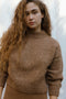 MINI ROSINA jumper / alpaca & pima cotton / autumn leaf