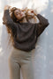 MINI ROSINA jumper / alpaca & pima cotton / kukicha