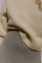DULCE ribbed skirt / alpaca & recycled PET / piedra
