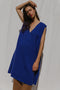 ZULMA vest dress / highland wool / sapphire