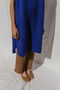 ZULMA vest dress / highland wool / sapphire