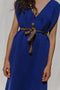 ZULMA vest dress / highland wool / sapphire