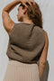 UNO vest / highland wool / smoked amber