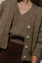 UNO vest / highland wool / smoked amber