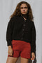 EWA cardigan / highland wool / black