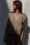 TIO vest / highland wool / rock salt