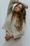 LUCA cardigan / highland wool / wild oat