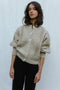 EWA cardigan / highland wool / wild oat