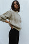 EWA cardigan / highland wool / wild oat