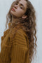FRANKA ribbed jumper / highland wool / dulce de leche