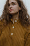 FRANKA ribbed jumper / highland wool / dulce de leche