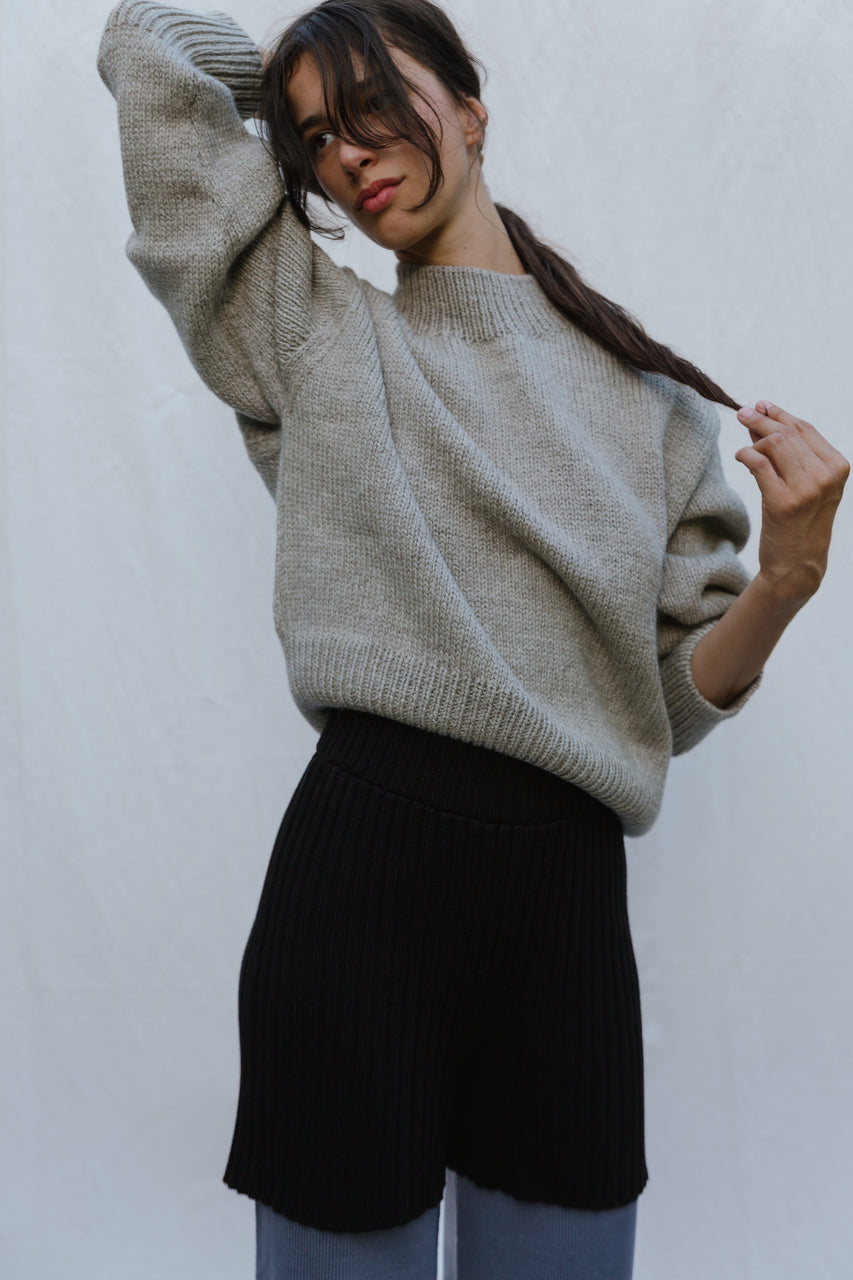 PARSLEY jumper / highland wool / rock salt