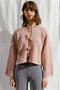 REINA cardigan / organic cotton boucle / rosado / samples