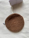 MONEDERO REDONDO / organic cotton / milk y carob