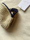 MONEDERO REDONDO / organic cotton / milk y carob