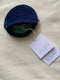 MONEDERO REDONDO / organic cotton / turquesa y midnight
