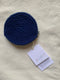 MONEDERO REDONDO / organic cotton / turquesa y midnight