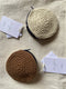 MONEDERO REDONDO / organic cotton / milk y carob