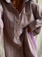 SANTIAGO big shirt / organic indian cotton / liquorice & pastel ripple