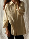 SANTIAGO big shirt / organic indian cotton & natural indian silk / cream chequered