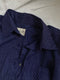 SANTIAGO big shirt / organic indian cotton / night sky stripes