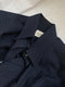 SANTIAGO big shirt / organic indian cotton / black indigo chequered