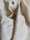 SANTIAGO big shirt / organic indian cotton & natural indian silk / cream chequered
