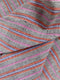 INDRA wrap skirt / indian cotton / liquorice & pastel ripple