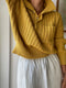 LENNY rib jumper / organic tanguis cotton / golden honey / samples