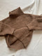 NORA kids turtleneck / alpaca & pima cotton / autumn leaf