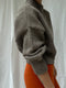 ROSINA mini jumper / highland wool / smoked amber
