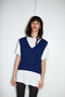CHICO vest / organic cotton / midnight / samples
