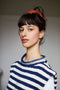 TINO vest / organic cotton / milk & midnight stripes