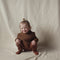 RIO ribbed kids vest / organic cotton / carob