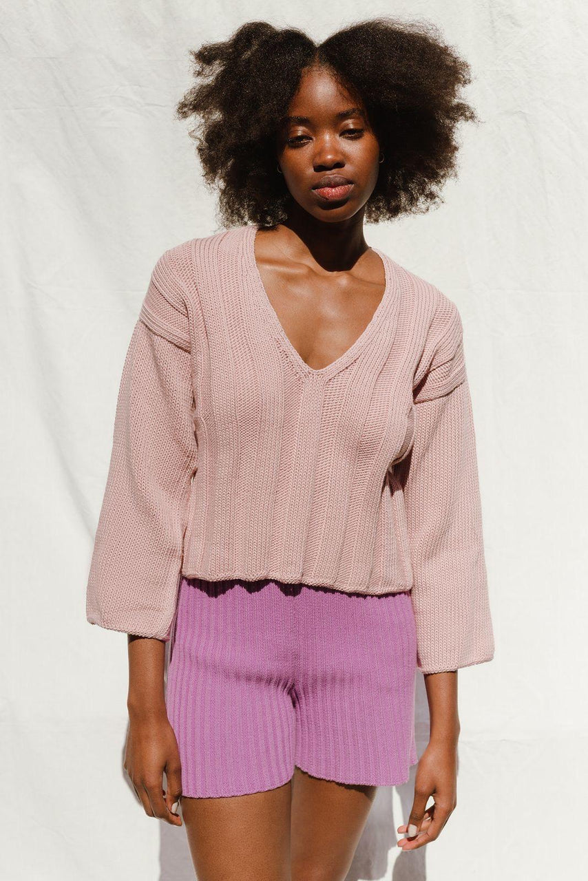 NURIA jumper / organic cotton / magnolia blossom / samples