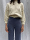 CARLA trousers / organic cotton / berry lassi