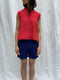 RIO ribbed vest / organic cotton / sweet paprika / samples