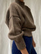 ROSINA mini jumper / highland wool / walnut