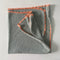 EULALIA fine knit scarf / organic cotton / summer sky & melon