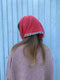 EULALIA fine knit scarf / organic cotton / picking strawberries