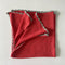 EULALIA fine knit scarf / organic cotton / picking strawberries