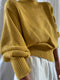 PARSLEY jumper / organic cotton / golden honey