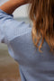 INES cardigan / organic cotton / the sea / samples