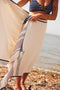 handwoven towel / organic cotton / PLUM & BLUEBERRY