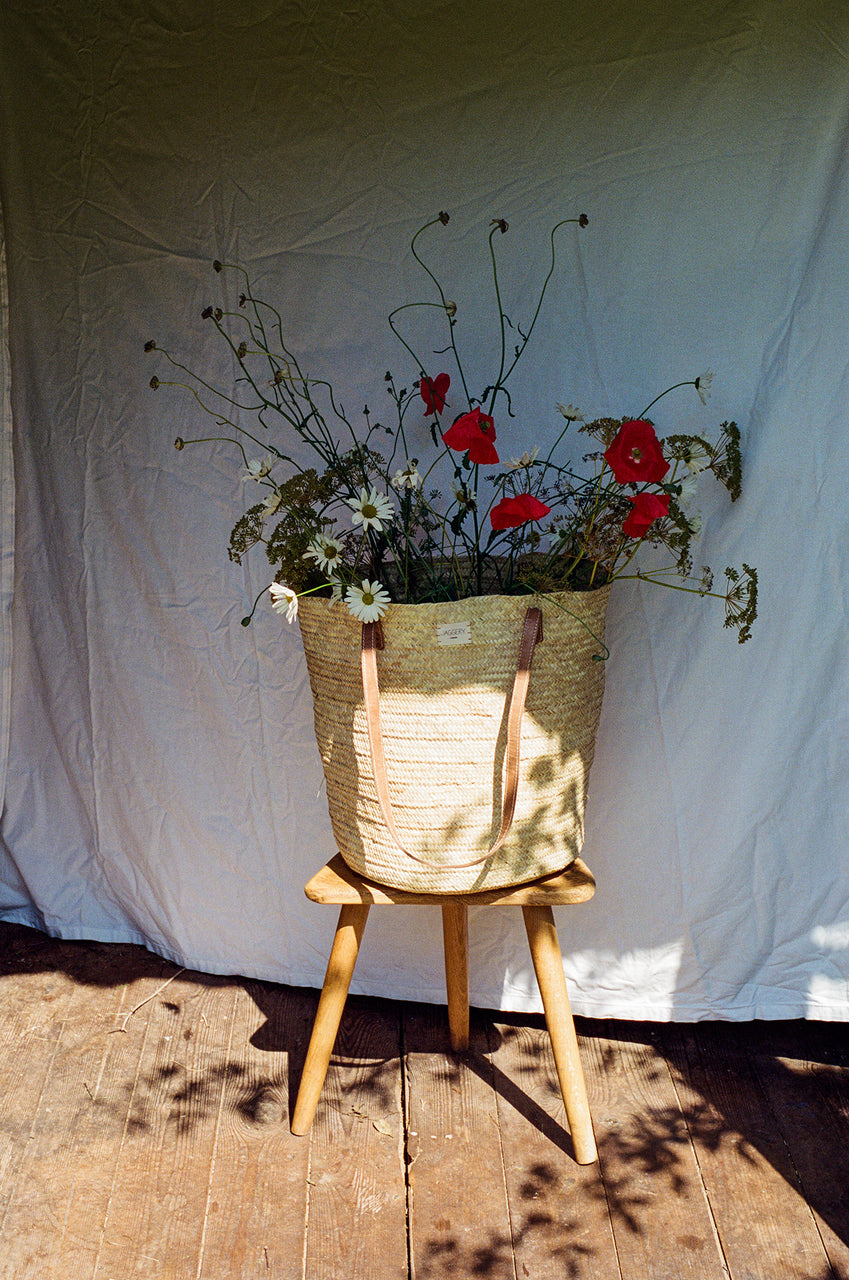 jaggery big basket / palm leaf