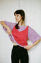 SOLITO vest / highland wool / pink hibiscus