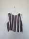 RADHA top / organic indian cotton / 90s stripes